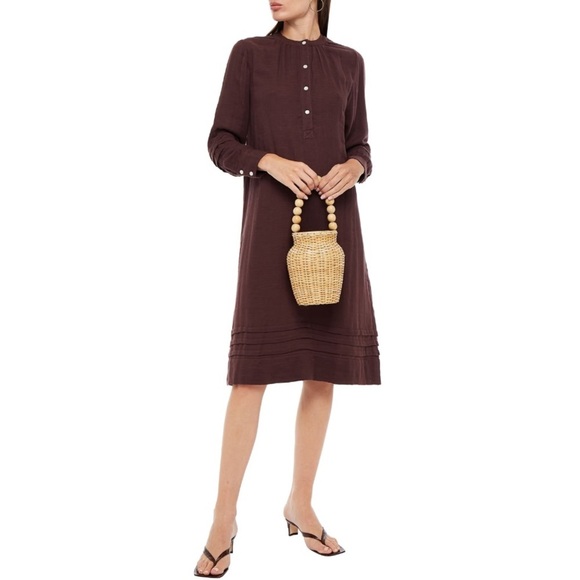 Antik Batik Agar Pintucked Cotton-Twill Dress - Picture 1 of 15